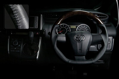 TOYOTA AU AURIS150後期 NZE150H/ZRE150H（2009年～） プレミアムブラックウッド／ブラックステッチ