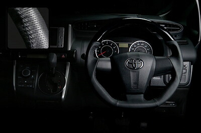 TOYOTA AU AURIS150後期 NZE150H/ZRE150H（2009年～） ピアノブラックウッドウッド／ブラックステッチ｜Autostyle