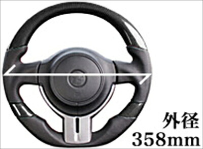 TOYOTA 86 ステアリング F４（FLAT FOUR） Gun Grip オールレザー