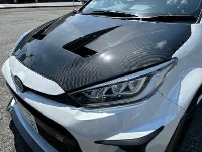 GRヤリス 純正ボンネット　カーボンラッピング済 楽天市場】GR ヤリス GTクーリングボンネット カーボン : Autostyle