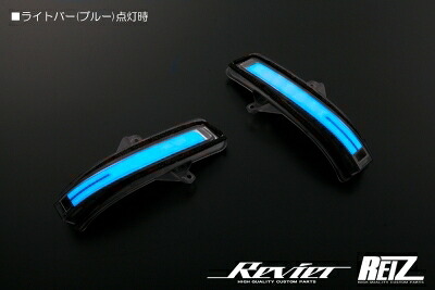 MA36S/MA46S ソリオ オープニングライト機能搭載 Ver.4 LEDウィンカーレンズキット+ドアミラーカバー交換式 未塗装：クリアレンズ/ブルーバー