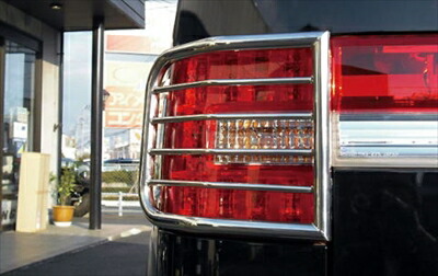 デリカD5後期型　KADDIS テールレンズガード デリカD:5後期型 KADDIS テールレンズガード ブラック - ロードハウス