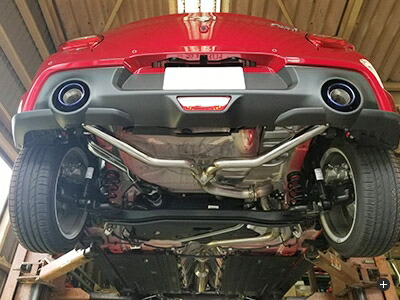 【ZC33S】RRPハイパフォーマンスマフラーⅡ-R ZC33S スイフト スイフトパーツ : R's [アールズ]