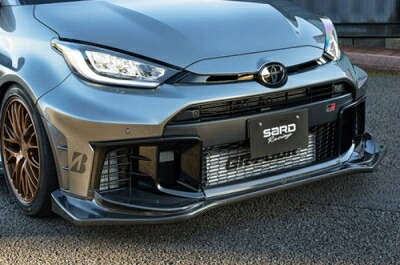 GXPA16 GRヤリス M/C後 GT1 フロントハーフスポイラー ウェット カーボン