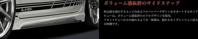 プリウス ZVW30 後期 GLANZEN SIDE STEP Ver2 FRP製