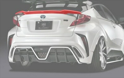 C-HR 前期 ZYX10/NGX50 リアゲートスポイラー 塗分け塗装/純正色+ブラック 取付込