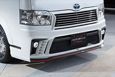 ハイエース TRH/KDH200系 4型 標準ボディ GLANZEN フロントバンパー 塗装済み