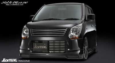 ワゴンR MH34S 前期 Lynx フロントハーフスポイラー FRP製 塗装済 パールホワイト (Z7T)