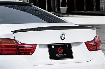 F32 BMW 4シリーズ 420i Mスポーツ トランクスポイラー 取付込