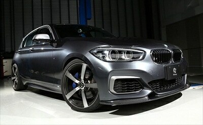 BMW 1シリーズ F20 後期 Mスポーツ フロントリップスポイラー クリア塗装済み
