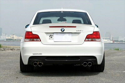 BMW E82 M-Sport 1 Series リアディフューザー デュアル カーボン 取付込
