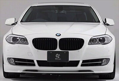 BMW 5 series F10 前期 フロントリップスポイラー 塗装取付込