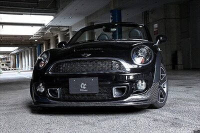 ｢納期3ヵ月前後｣ MINI R55/56 後期 フロントリップスポイラー 取付込