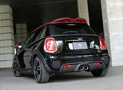 BMW MINI F56 JCWバンパー装着車 リアディフューザー カーボン製 PDC 付用 クリア塗装済み