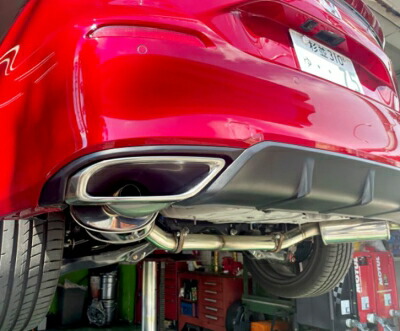 値下げ　ホンダ　シビックEX FL1純正　マフラーガーニッシュ FL4からFL1マフラーガーニッシュへ（ホンダ シビック (ハッチバック