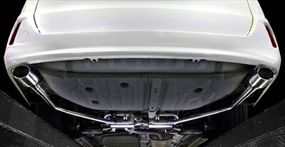 ノア DBA-ZRR8# PFSループサウンドマフラー シングル出し モデリスタ＆純正エアロバンパー用