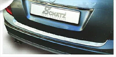 BENZ C W204 ステンレスリアバンパープロテクター 2011/4～ ワゴン用 ハイグロスステンレス 取付込