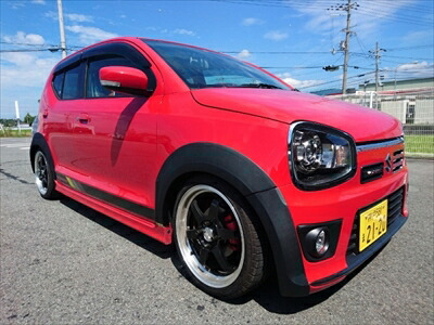 アルトワークス/ターボRS HA36S フェンダーエクステンション ABS シボブラック 取付込