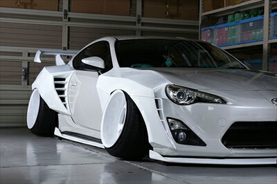 楽天市場】86 ZN6 ガチャバリWIDE フロント/リアオーバーフェンダーSET