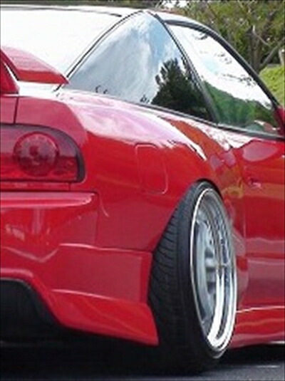 楽天市場】180SX RPS13 リアブリスターフェンダー 65mm 給油口カバー