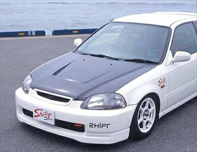 シビック シビックフェリオ EK2/3/4前期 エアロボンネット FRP製|Autostyle