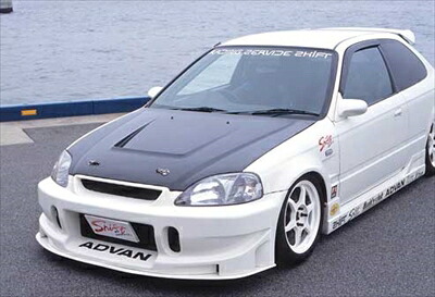 シビック シビックフェリオ EK2/3/4後期 エアロボンネット FRP製 塗装取付込｜Autostyle 93,715円