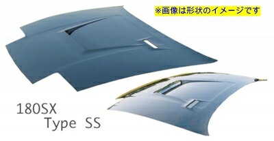 180SX RPS13 TypeSS ボンネット カーボン 綾織り クリア塗装済み｜Autostyle