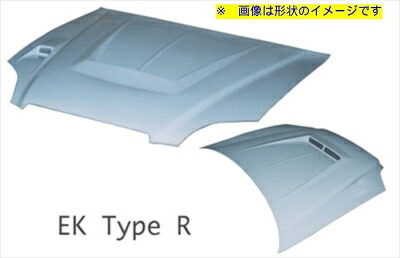 CIVIC EK 後期 TypeR ボンネット カーボン 綾織り クリア塗装済み｜Autostyle