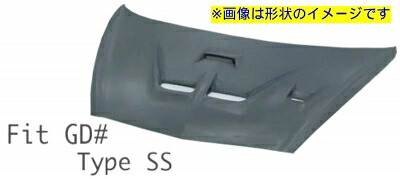 Fit GD# TypeSS ボンネット カーボン 綾織り クリア塗装済み｜Autostyle