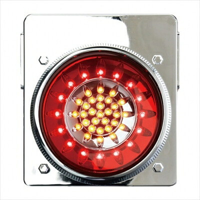 花魁 JAPAN 46 FULL LED Premium Quality TAIL LAMP for TRUCK レッドクリア ブレーキ/スモール＆ウインカータイプ