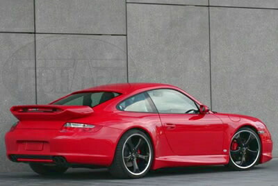 Porsche 997 Carrera リアルーフスポイラー BKマットカーボン