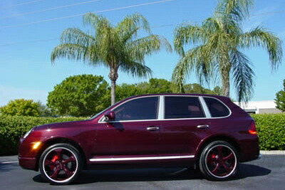 Porsche Cayenne 前期 サイドスカート 塗装済み