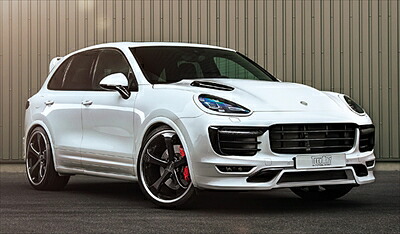 Porsche Cayenne 958 MY15 フロントスポイラー1 塗装済み