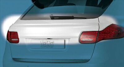 Porsche Cayenne 958 ～2014 リアスポイラーパネル EU仕様 3pcs 塗装取付込