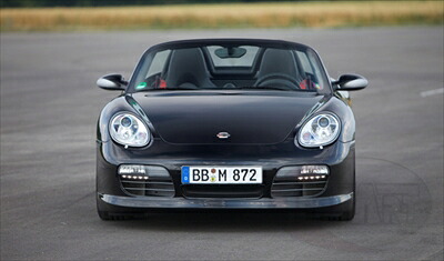 Porsche 987 Boxster ミラーカバー マットブラック 塗装済み