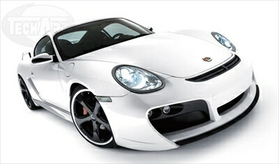 Porsche Cayman ミラーカバー BKマットカーボン 塗装済み
