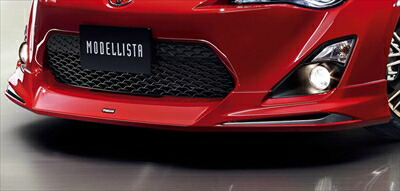 楽天市場】86 ZN6 前期 モデリスタ フロントスポイラー 素地 塗装済み