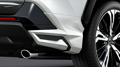 50系 RAV4 PHV リヤスパッツ 塗装済 アティチュ－ドブラックマイカ
