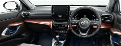 ヤリスクロス MXPB1#/MXPJ1# インテリアパネルセット 茶木目調|Autostyle