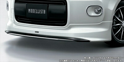 ポルテフロントスポイラー 37711 モデリスタ ポルテ/スペイド 140系 左右サイドスカート NCP141