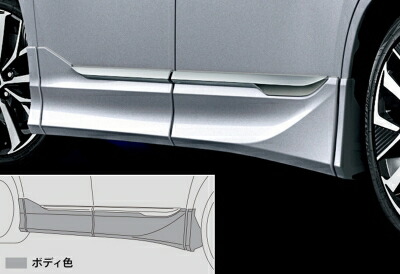 トヨタ　ノア90系　モデリスタサイドスカート　ユニバーサルステップ付車用 ヴォクシー MODELLISTA サイドスカート ※ユニバーサルステップ付