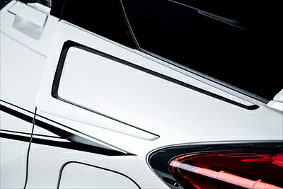C-HR 後期 NGX50/ZYX1# リヤクォーターパネルエクステンション 単色塗装済(要色指定)