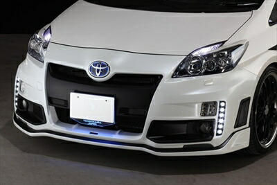 プリウス 30系 前期 RR-GT フロントバンパー LEDスポット付 ウォッシャー穴無し|Autostyle