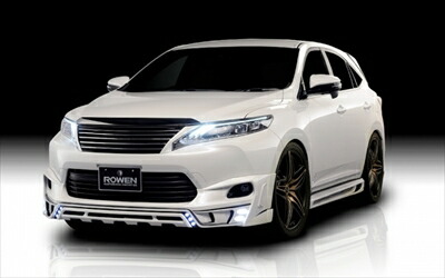 ZSU60W/ZSU65Wハリアーモデリスタ　フロントスポイラー白系　LED付き ZSU60W/ZSU65Wハリアーモデリスタ フロントスポイラー白系 LED付き