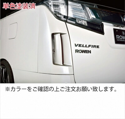 アルファード30系　コーナーパネル アルファード30系用コーナーパネル ROWEN(ロェン)(JAPAN PREMIUM