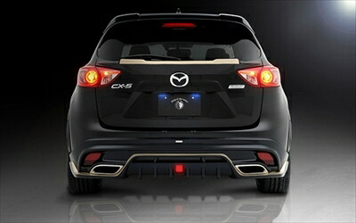 CX-5 KE 前期 SV PREMIUM Edition リヤハーフスポイラー FRP製