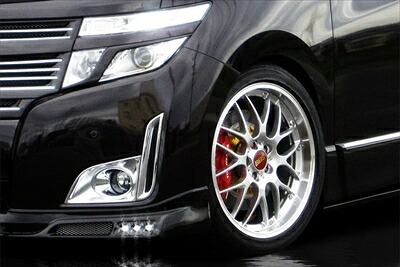 エルグランド E52 前期 ハイウェイスター PREMIUM Edition アイラインガーニッシュ FRP製 メーカー塗装ファントムブラック（GAE） 25,575円
