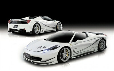 フェラーリ 458 ITALIA WORLD PLATINUM RACING KIT (エアロ4点) 676,104円
