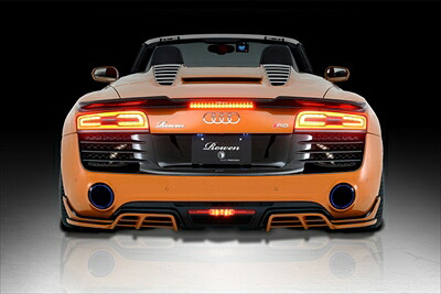 AUDI R8 スパイダー 後期 PREMIUM01TR チタンテールエンド