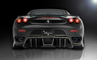 フェラーリ F430 F1 WORLD PLATINUM リアディフューザー カーボン製